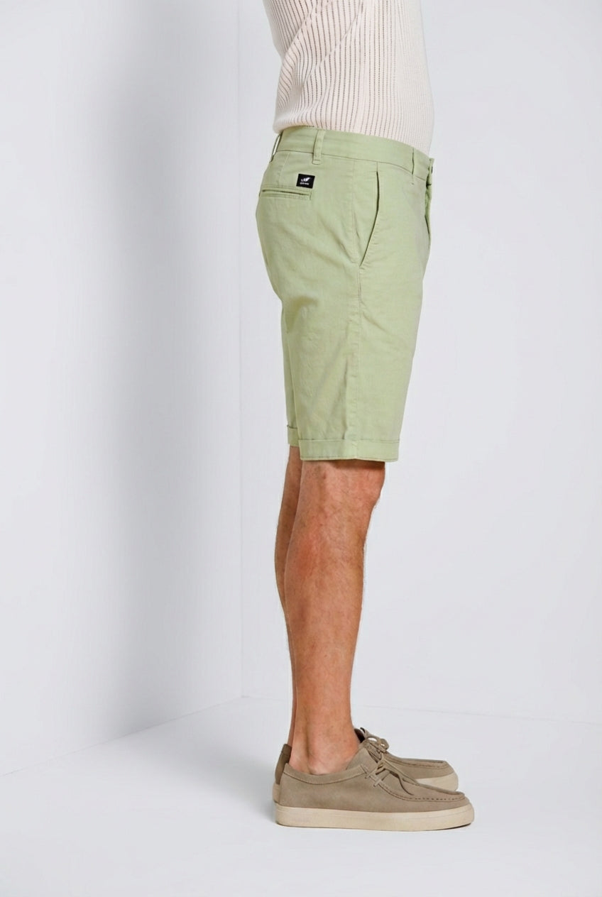 London Herren Chino Bermuda aus Stretch-Gabardine regular fit ①