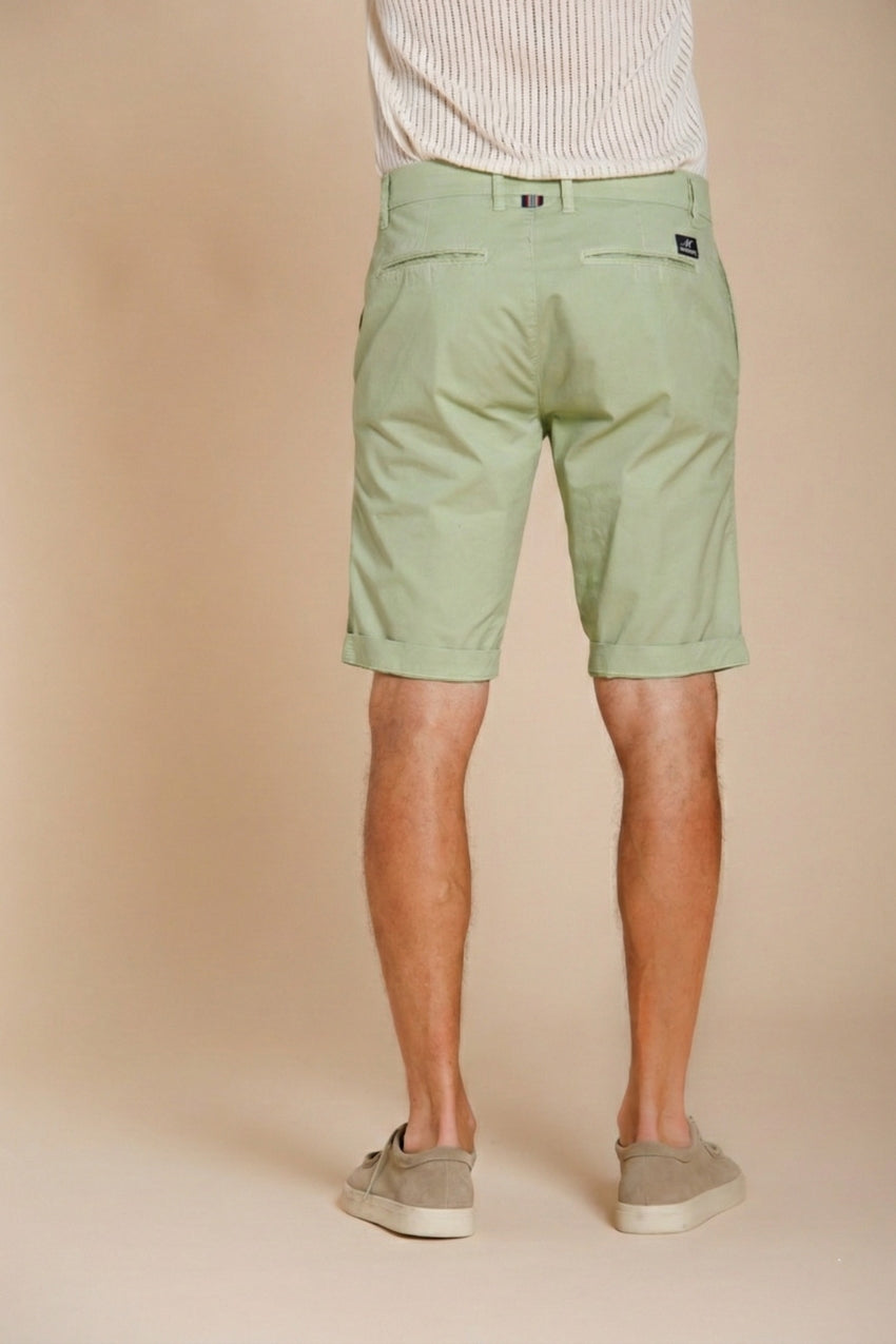 London bermuda chino homme en gabardine stretch regular fit ①