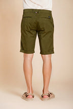 London bermuda chino homme en gabardine stretch regular fit ①