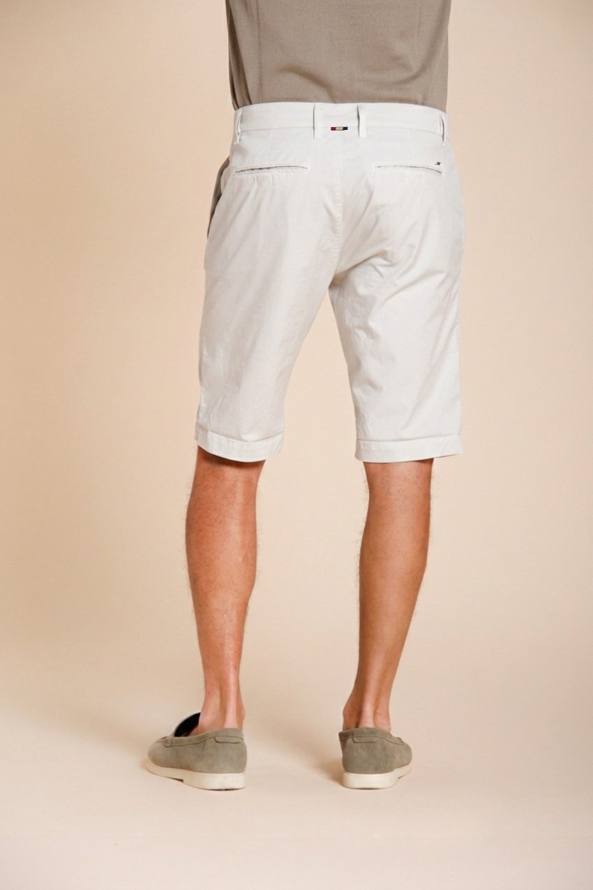 London men's chino bermuda stretch gabardine regular fit ①