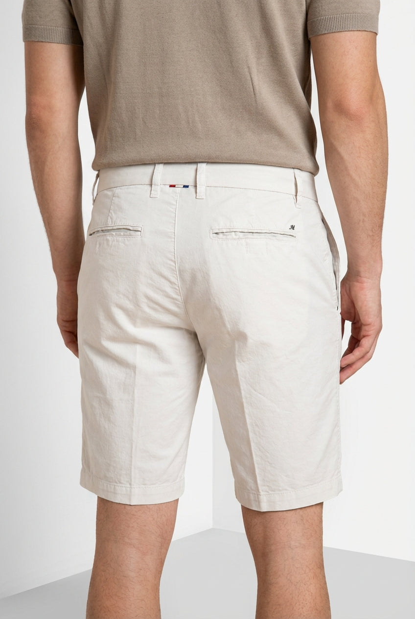 London Herren Chino Bermuda aus Stretch-Gabardine regular fit ①