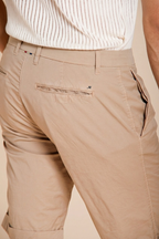 London men's chino bermuda in stretch gabardine regular fit ①