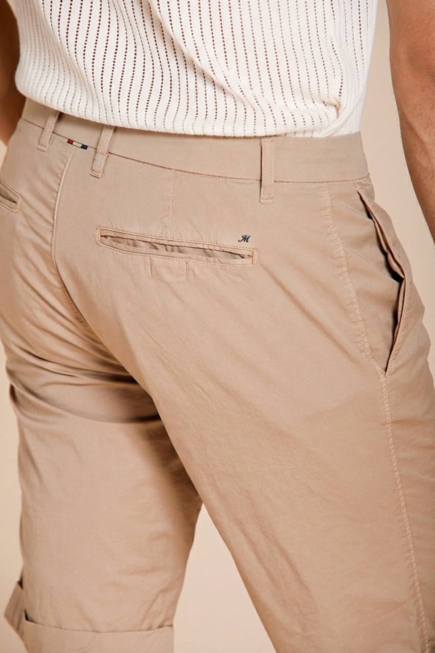 London men's chino bermuda in stretch gabardine regular fit ①