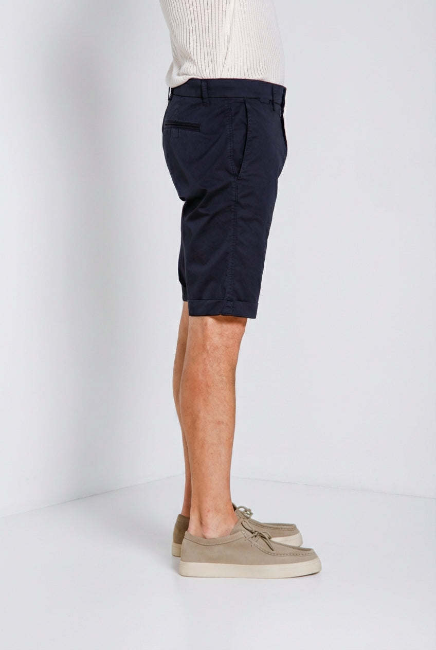 London bermuda chino homme en gabardine stretch regular fit ①