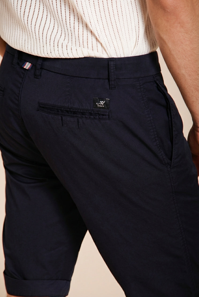 London bermuda chino homme en gabardine stretch regular fit ①