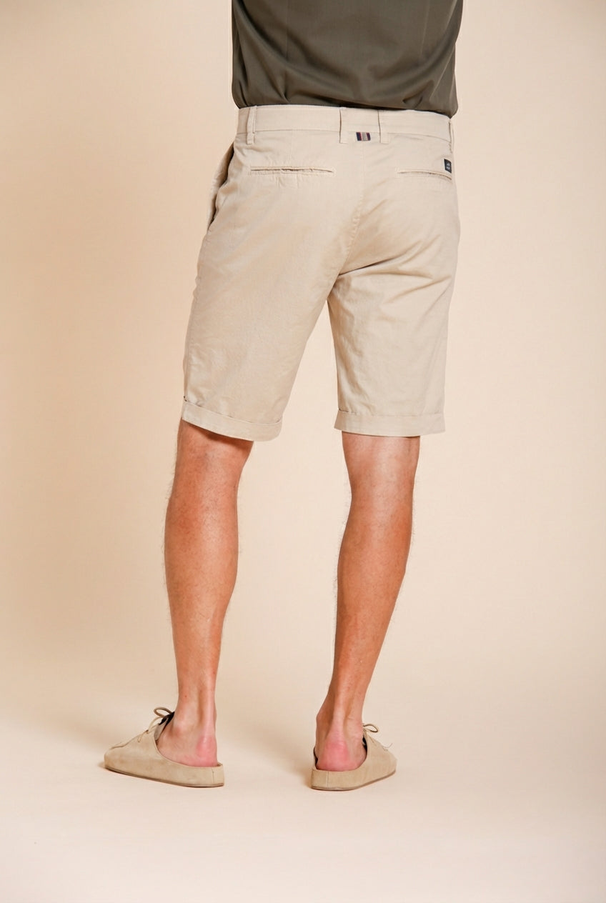 London bermuda chino homme en gabardine stretch regular fit ①