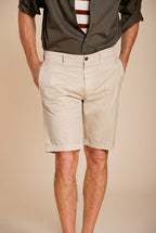 London bermuda chino homme en gabardine stretch regular fit ①