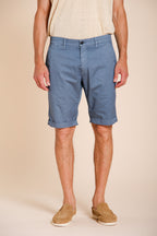 London bermuda chino homme en gabardine stretch regular fit ①