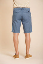 London bermuda chino uomo in gabardina stretch regular fit ①