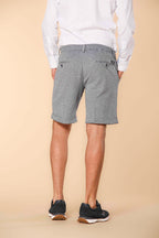 Torino Jog men's chino jogger bermuda shorts in double-faced cotton piqué, slim fit