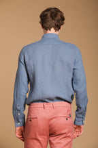 Torino chemise homme à manches longues en lin