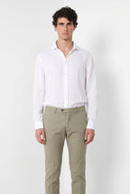 Torino chemise homme en toile de lin ①