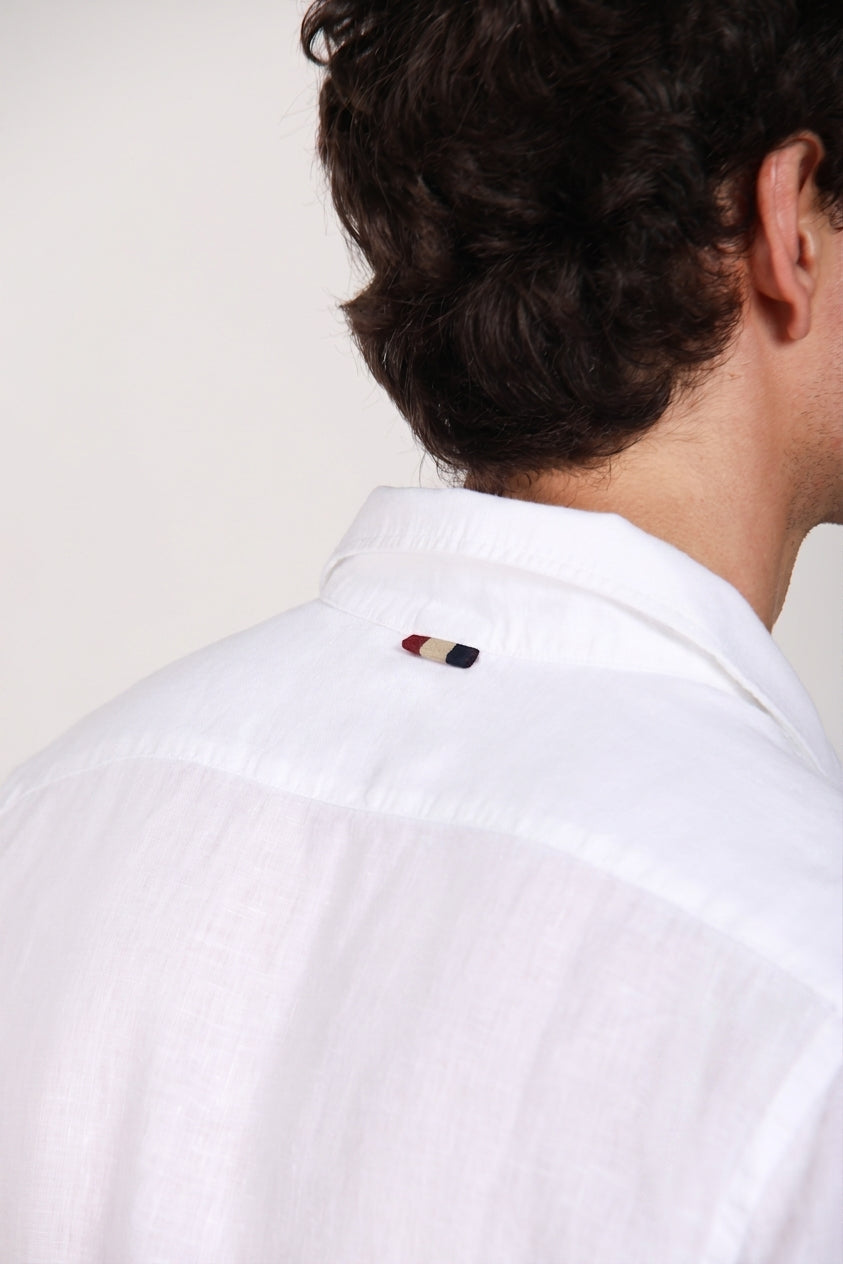 Torino chemise homme en toile de lin ①