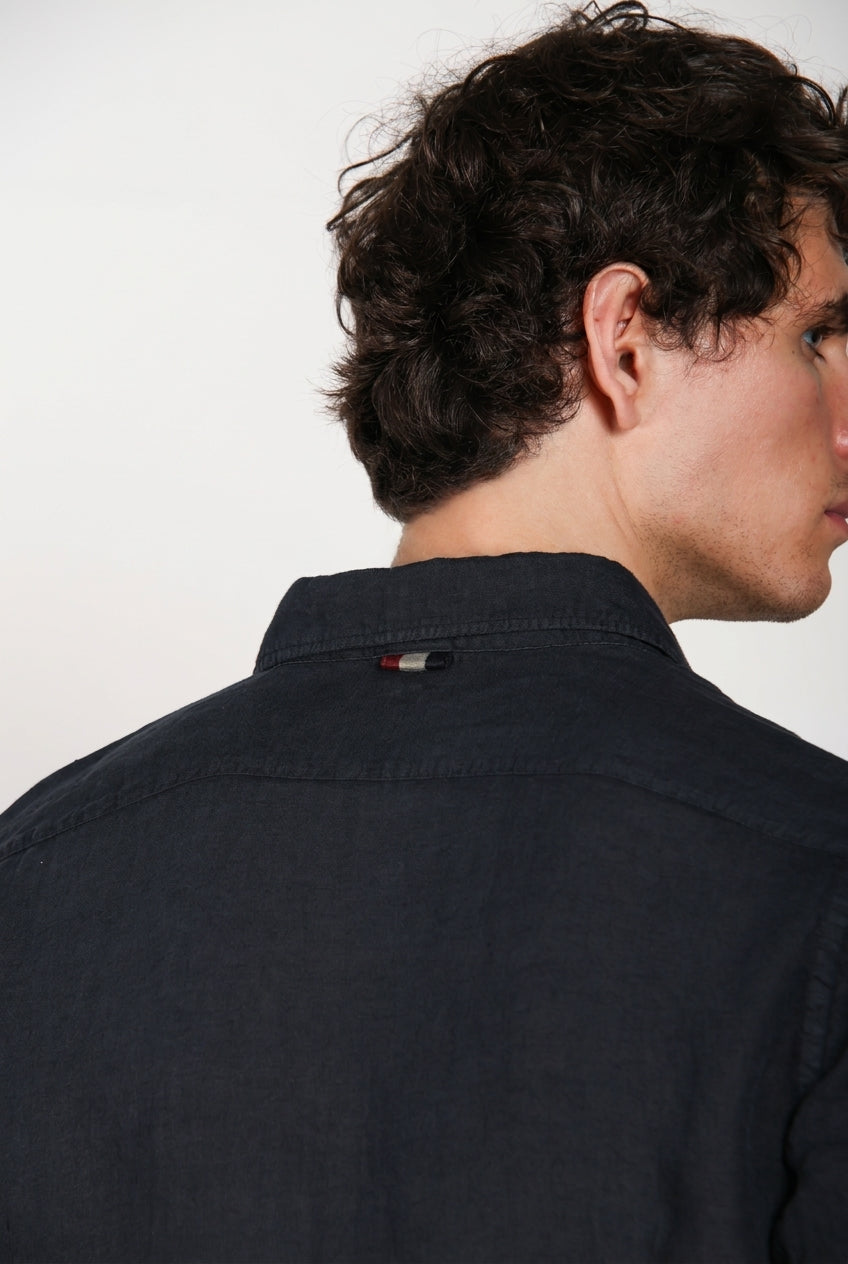 Torino chemise homme en toile de lin ①