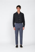 Torino chemise homme en toile de lin ①