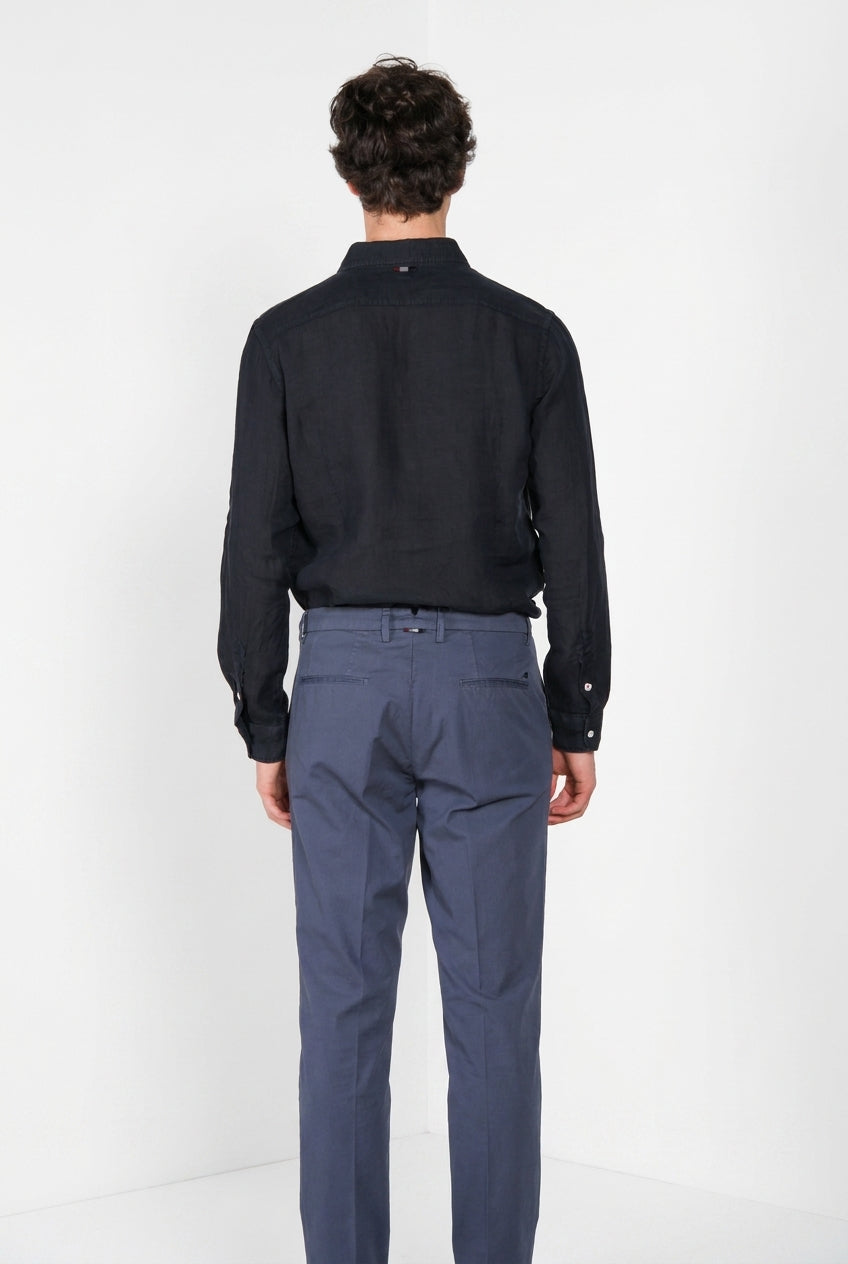 Torino chemise homme en toile de lin ①