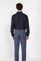 Torino chemise homme en toile de lin ①