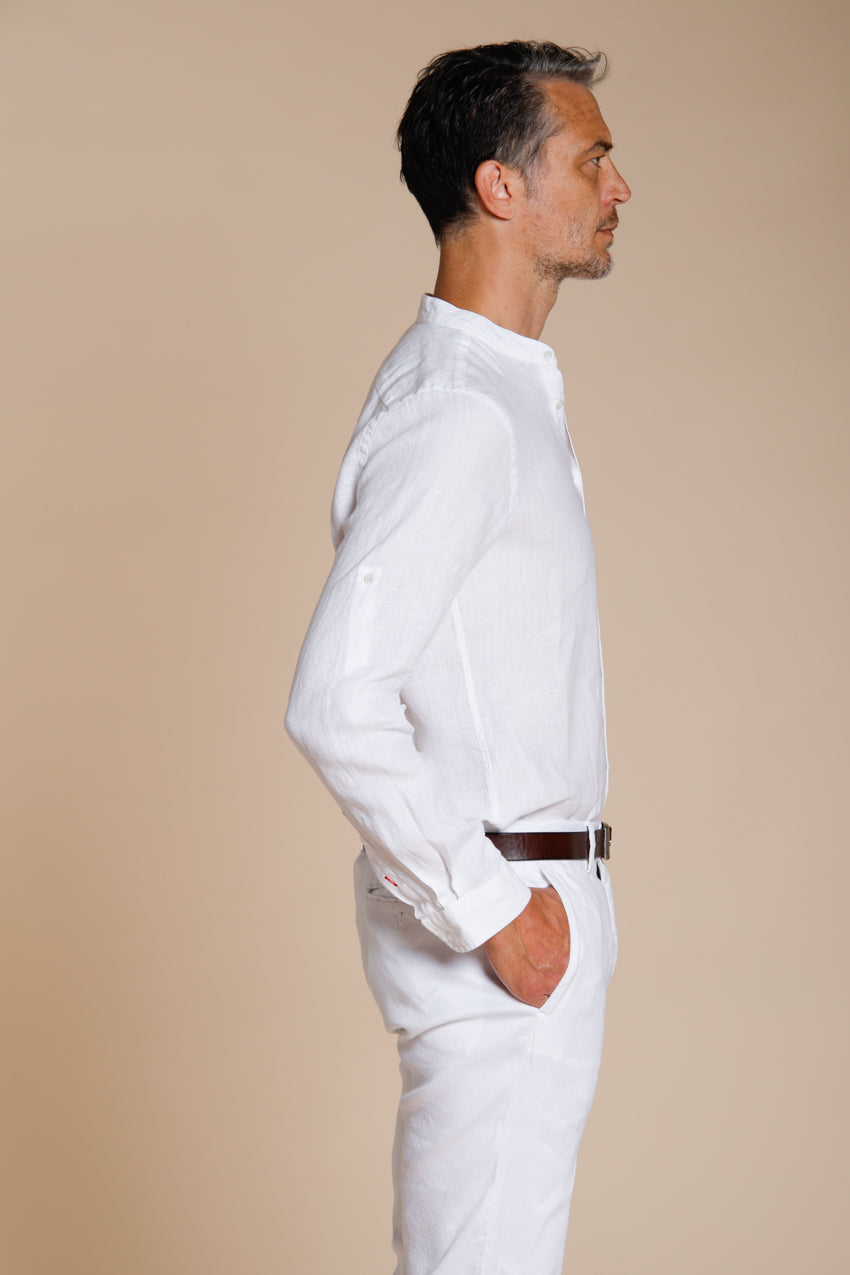 Porto chemise homme en toile de lin ①