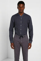 Porto chemise homme en toile de lin ①