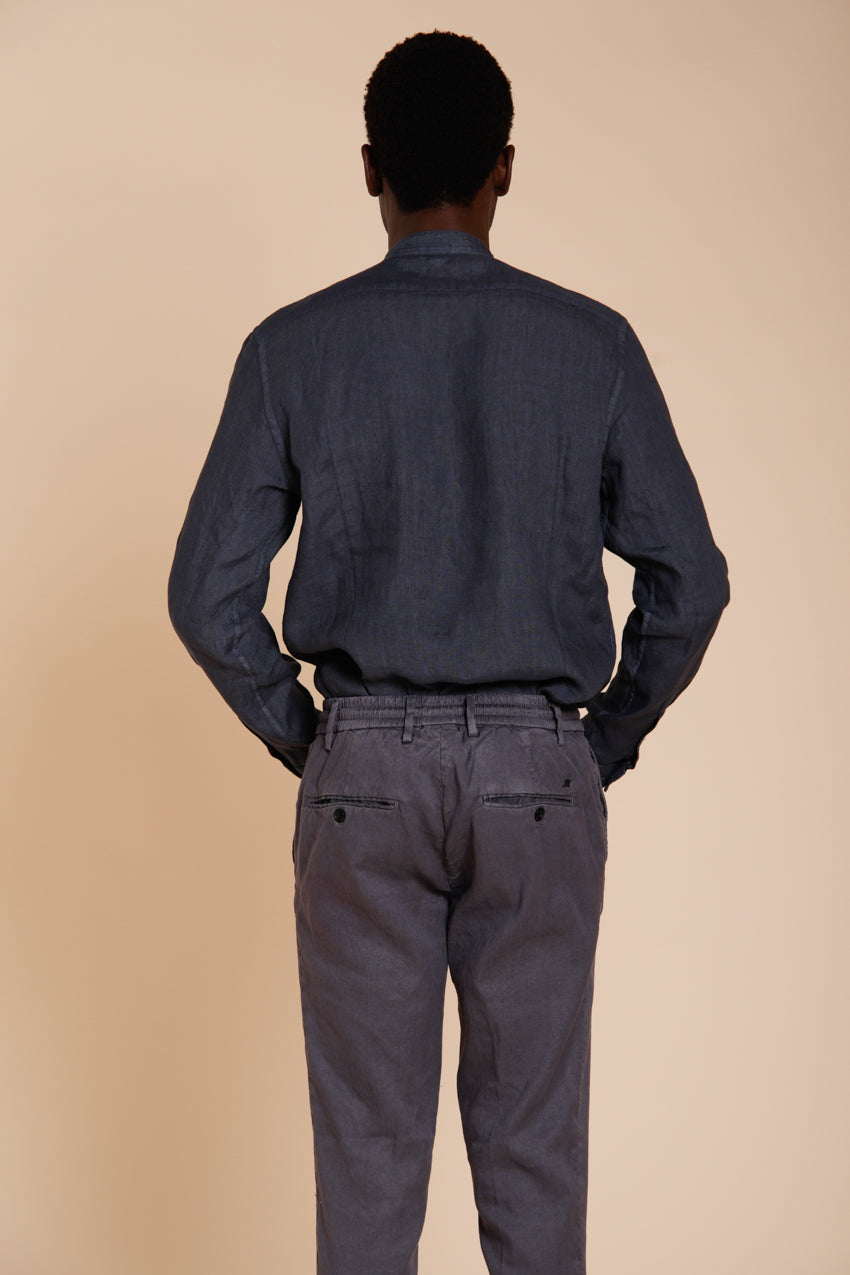 Porto chemise homme en toile de lin ①