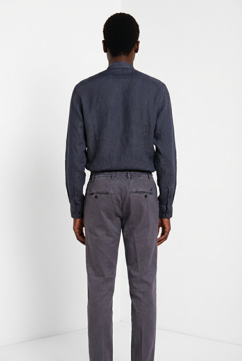 Porto Hemd Herren aus Leinenstoff ①