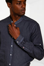 Porto chemise homme en toile de lin ①