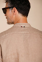 Porto chemise homme en toile de lin ①