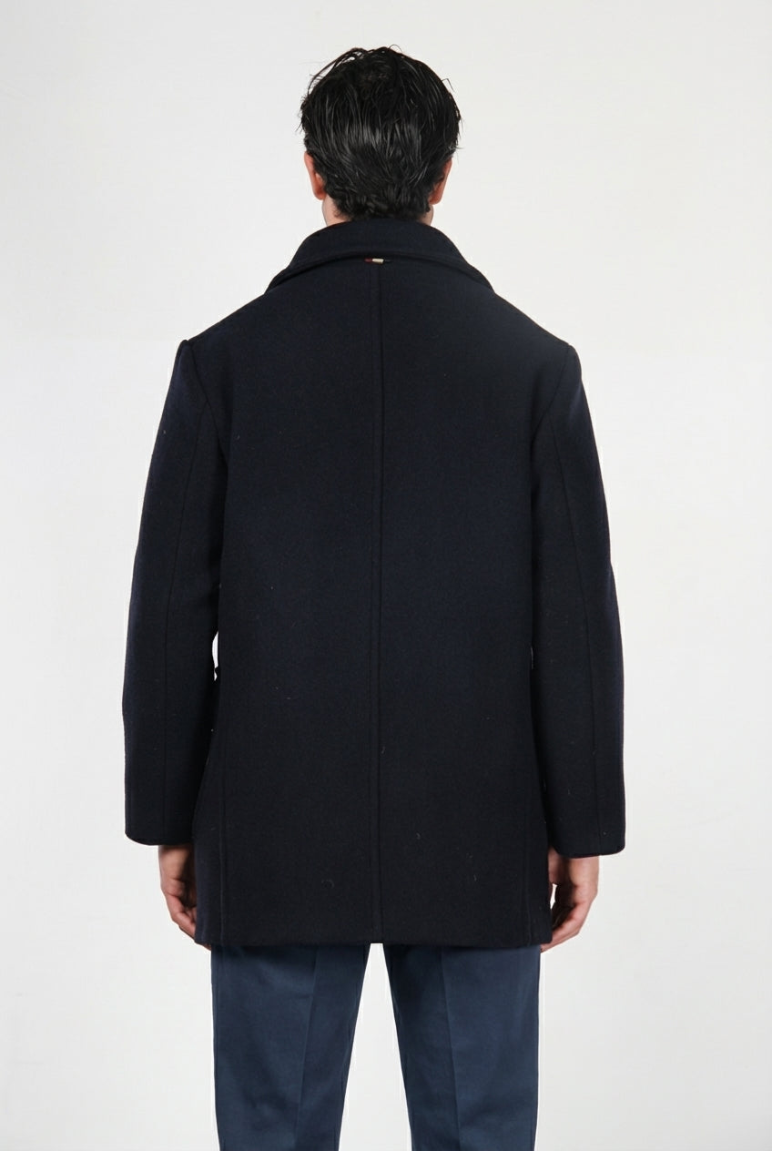 Redford Herrenmantel aus Wollstoff