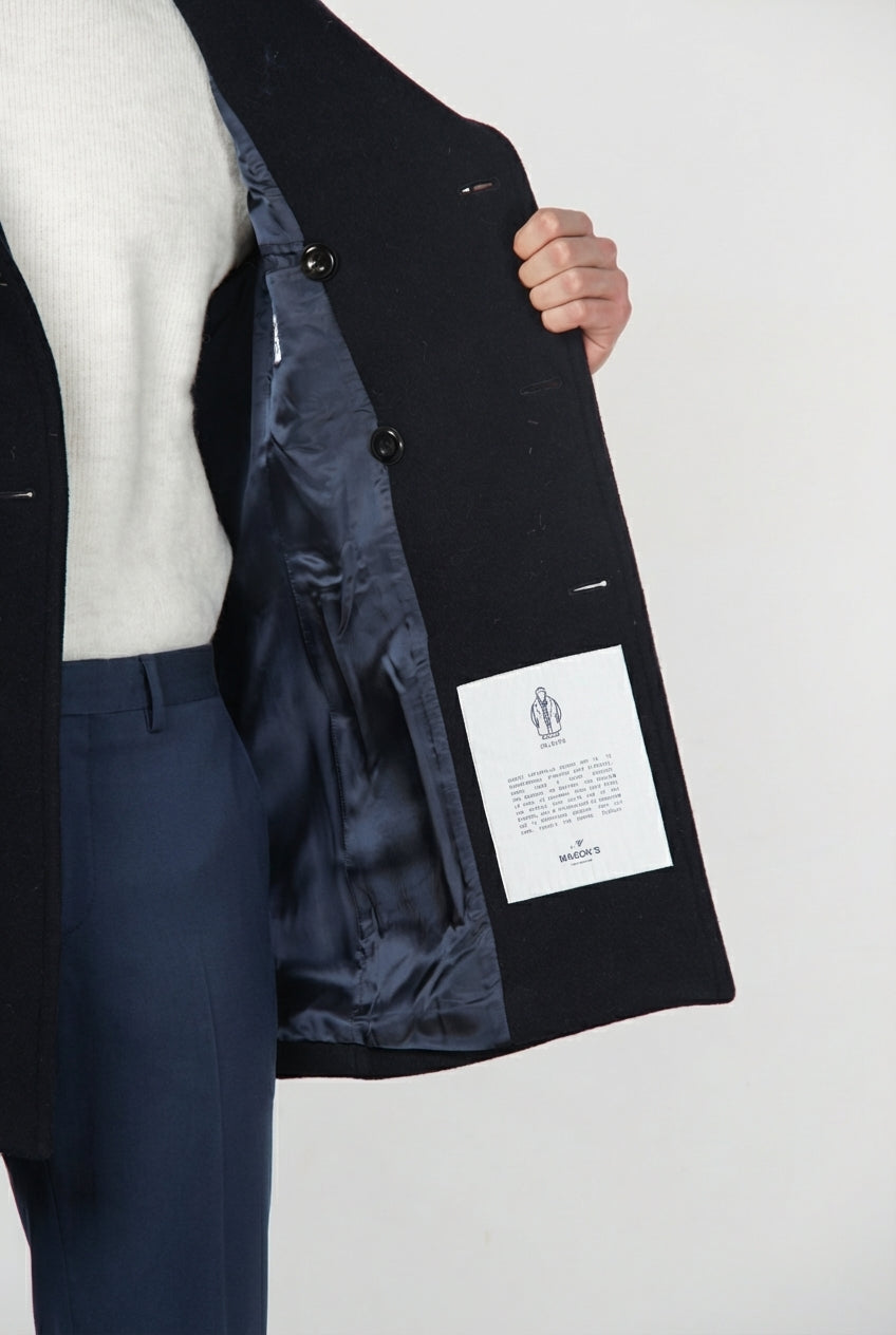 Redford Herrenmantel aus Wollstoff