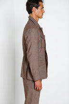 Field Jacket blouson homme en denim armure diagonale