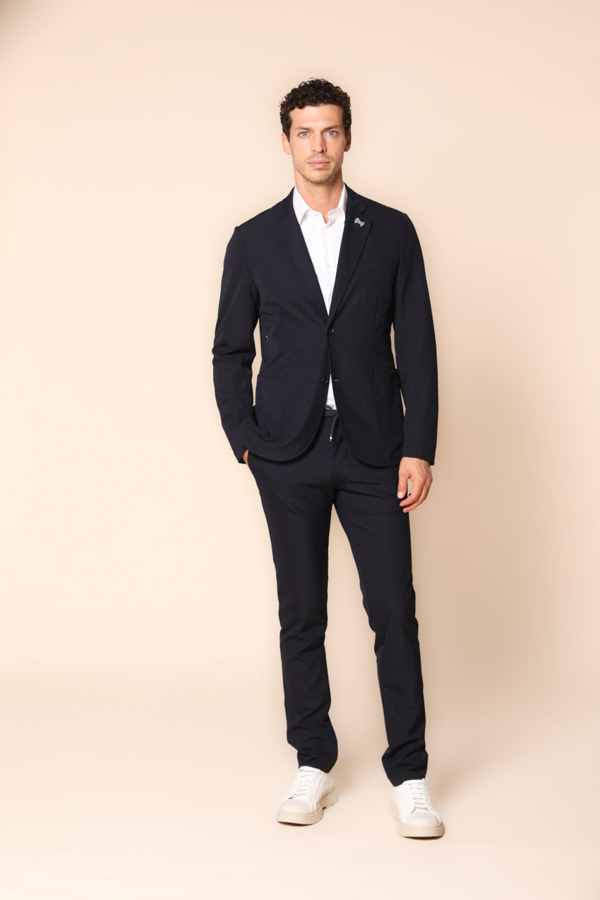 Foto 4 Da Vinci Tech Dynamic blazer uomo in jersey stretch