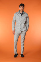 James overshirt homme en twill de lin mélangé coton