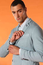 Da Vinci Summer blazer homme en twill de lin et coton 