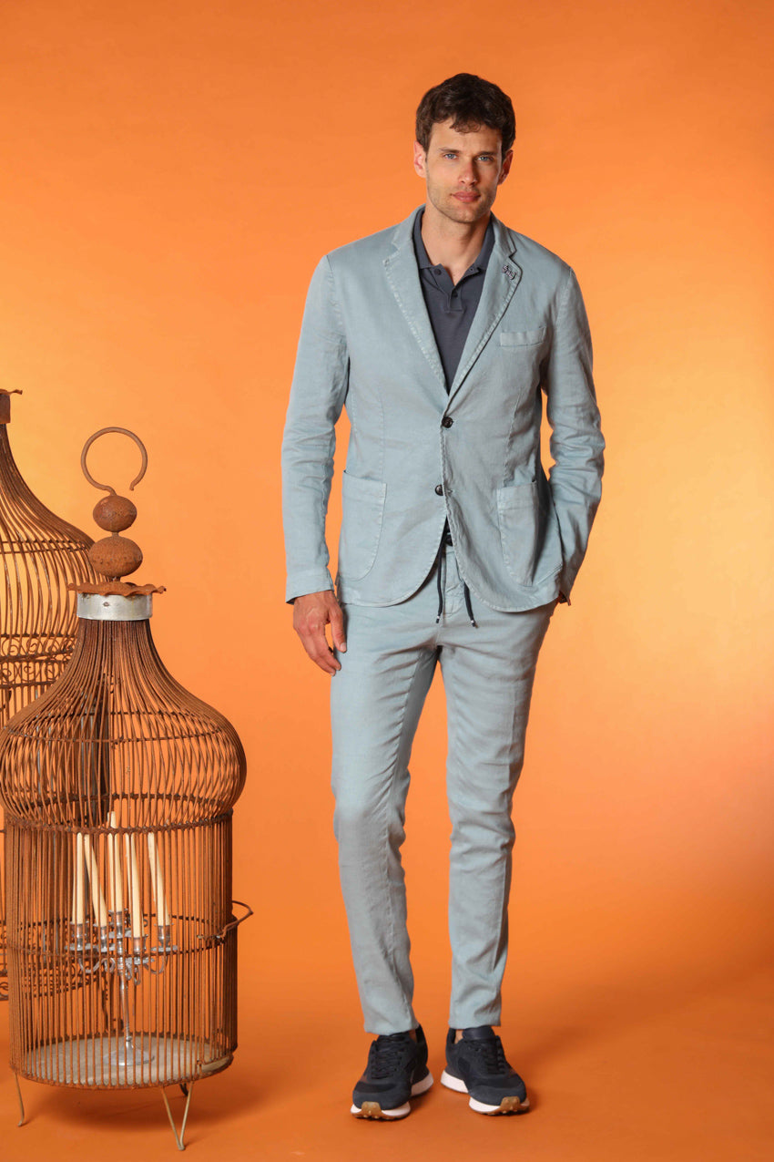 Da Vinci Summer blazer homme en twill de lin et coton 