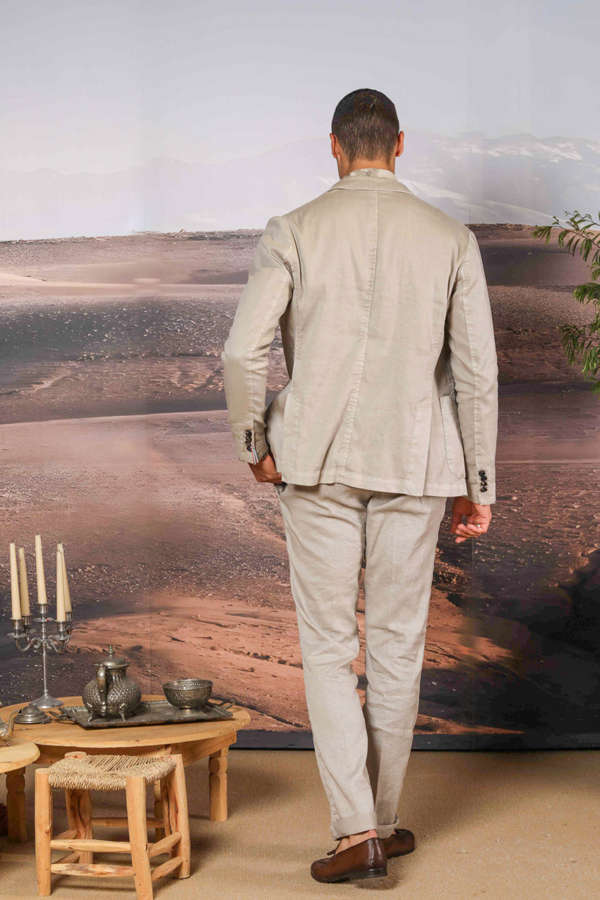 Da Vinci Summer blazer homme en twill de lin et coton 