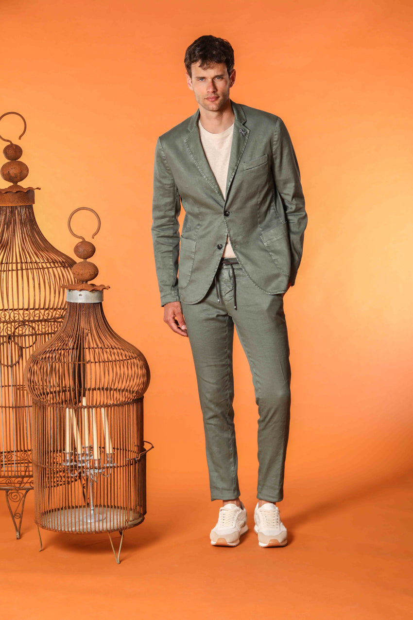Da Vinci Summer blazer homme en twill de lin et coton