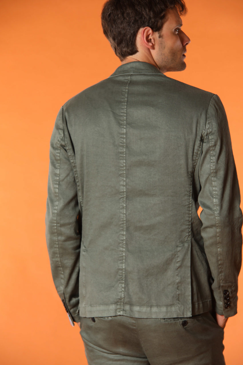 Da Vinci Summer blazer homme en twill de lin et coton