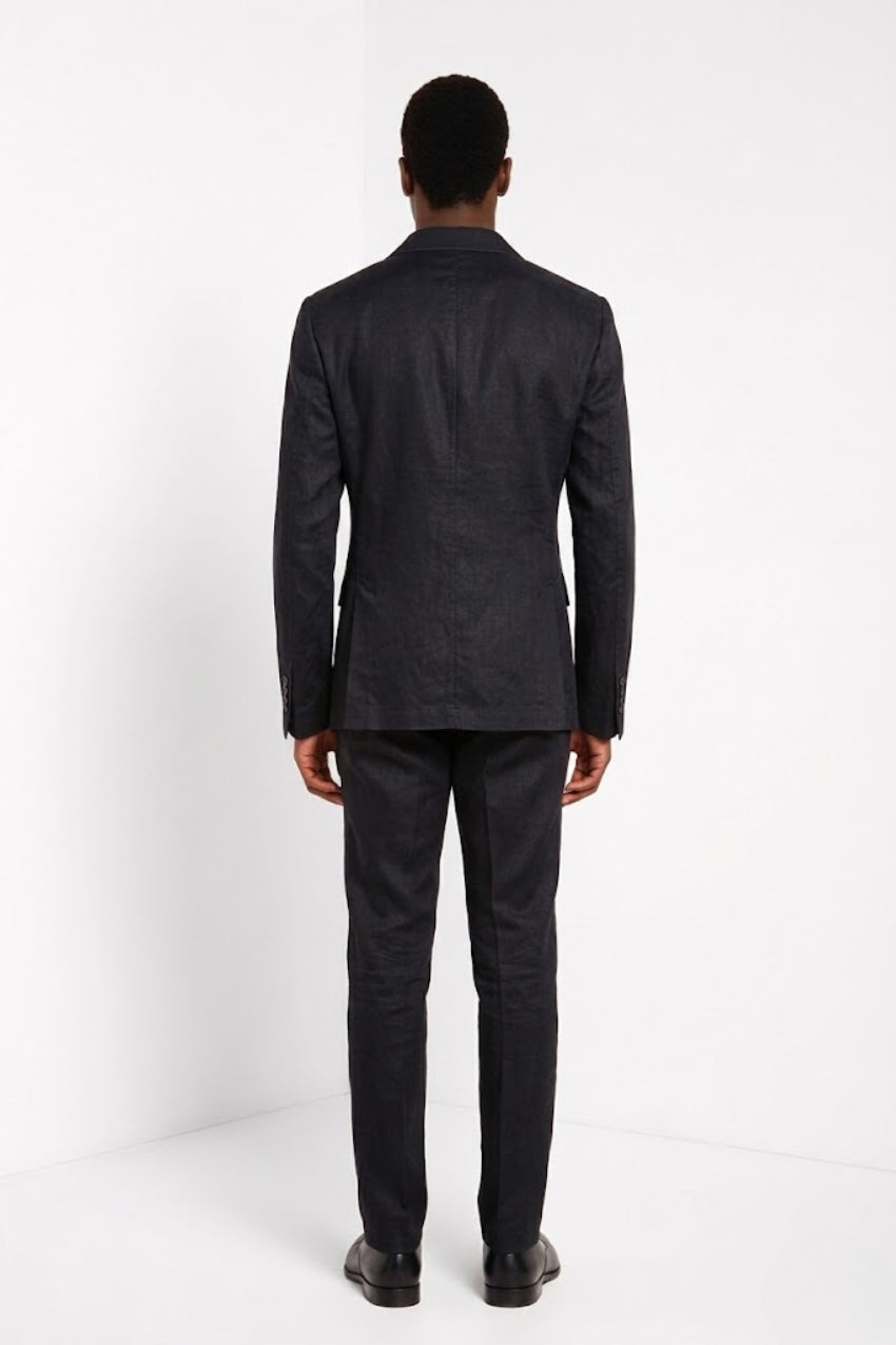 Da Vinci men's blazer in linen and cotton twill
