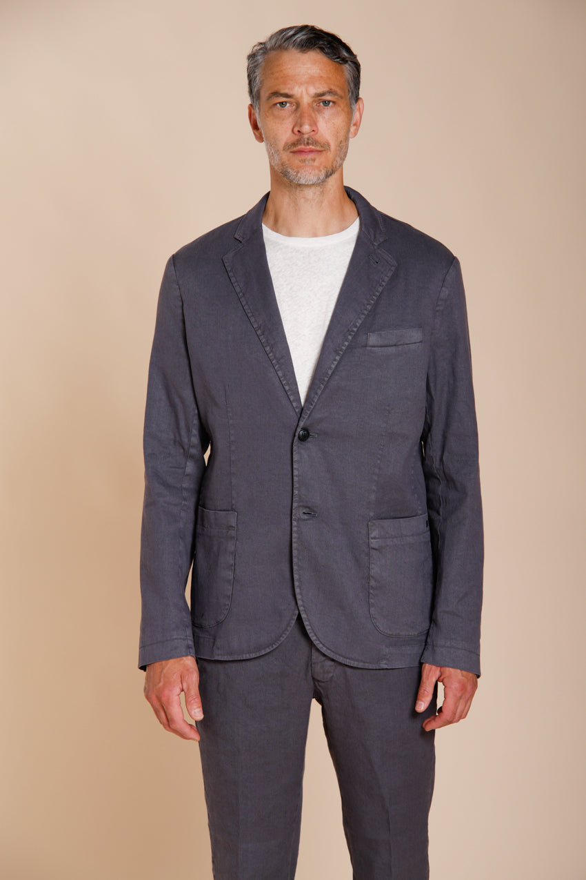 Da Vinci Blazer Herren aus Leinen und Baumwolle Twill