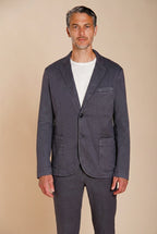 Da Vinci men's blazer in linen and cotton twill