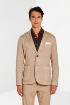 Da Vinci men's blazer in linen and cotton twill
