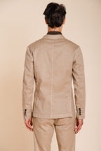 Da Vinci Blazer Herren aus Twill von Leinen und Baumwolle