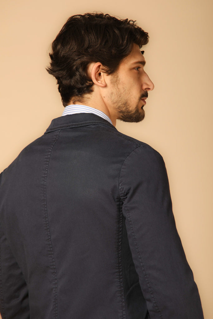 Image 4 du blazer pour homme modèle Da Vinci Summer en bleu marine, coupe régulière de Mason's