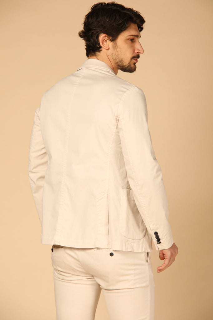 Image 5 du blazer pour homme modèle Da Vinci Summer en couleur stuc clair, coupe régulière de Mason's