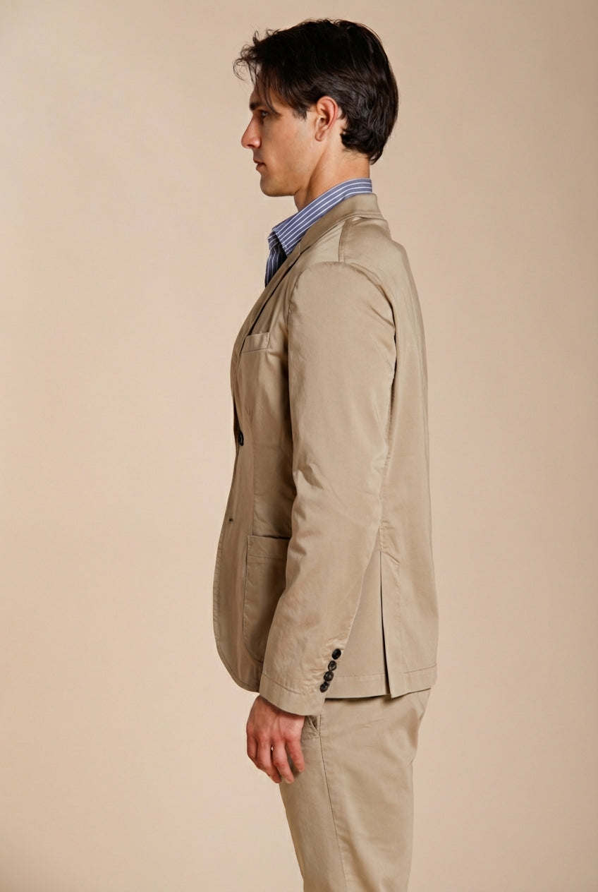 Da Vinci Travel men's blazer in technical travel stretch satin