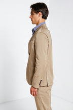 Da Vinci Travel men's blazer in technical travel stretch satin