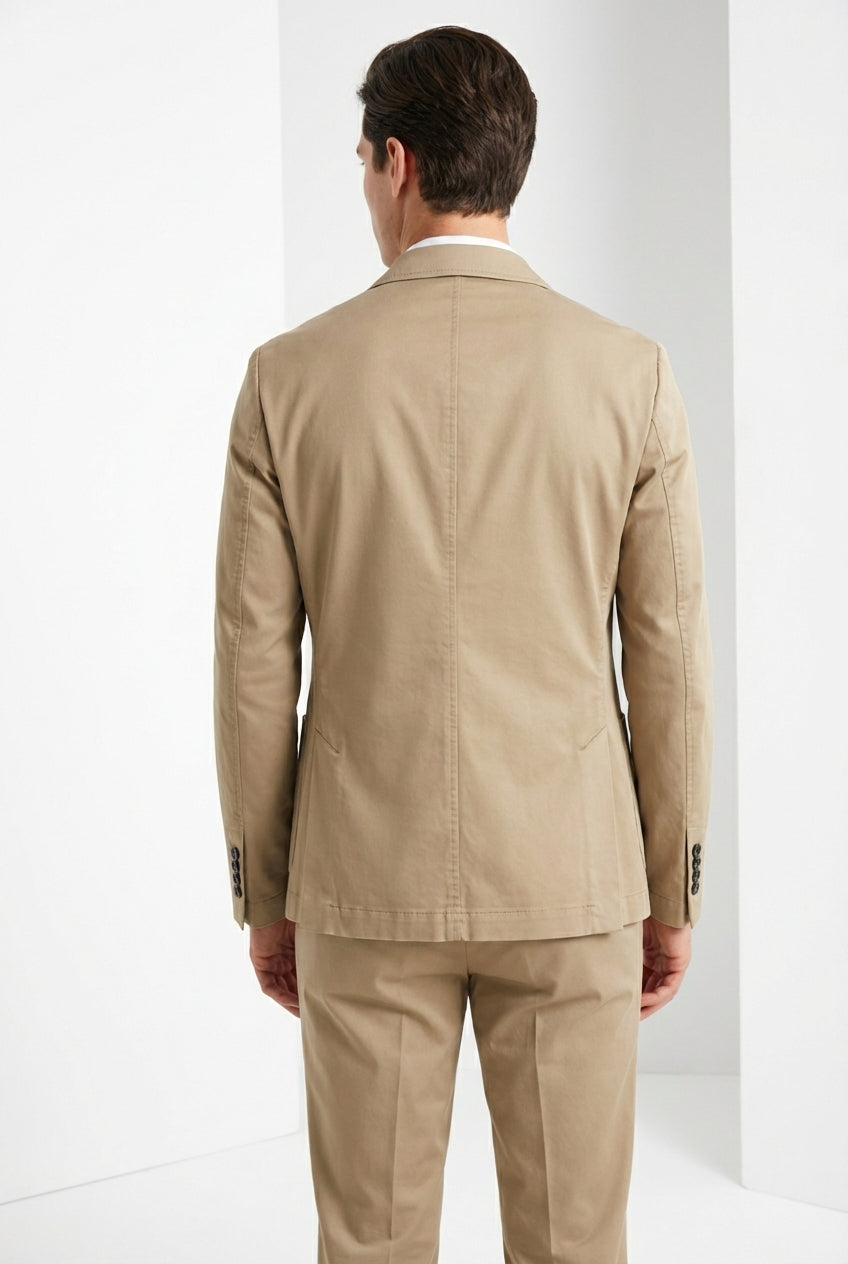 Da Vinci Travel blazer homme en satin technique travel stretch