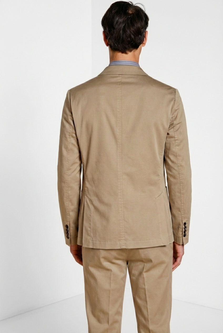 Da Vinci Travel blazer homme en satin technique travel stretch