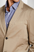 Da Vinci Travel blazer homme en satin technique travel stretch