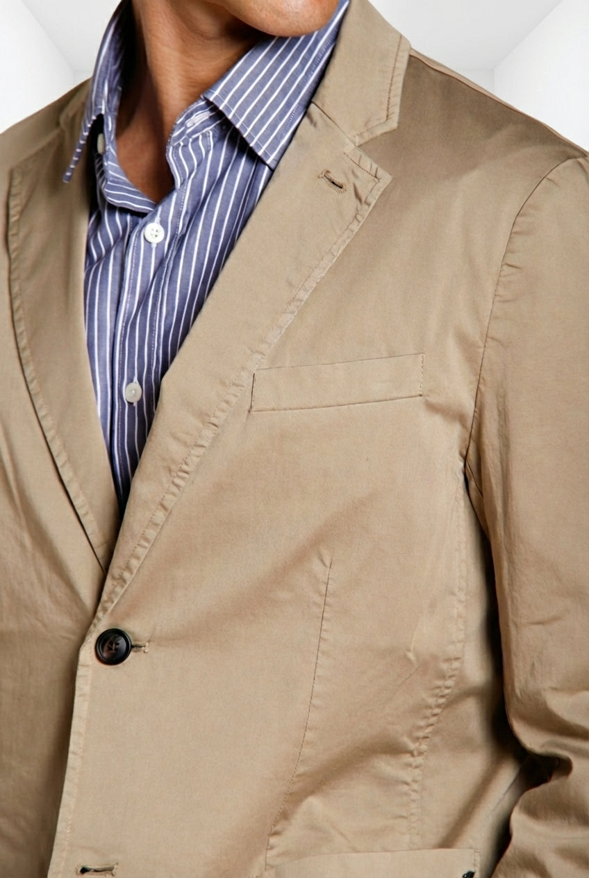 Da Vinci Travel blazer homme en satin technique travel stretch